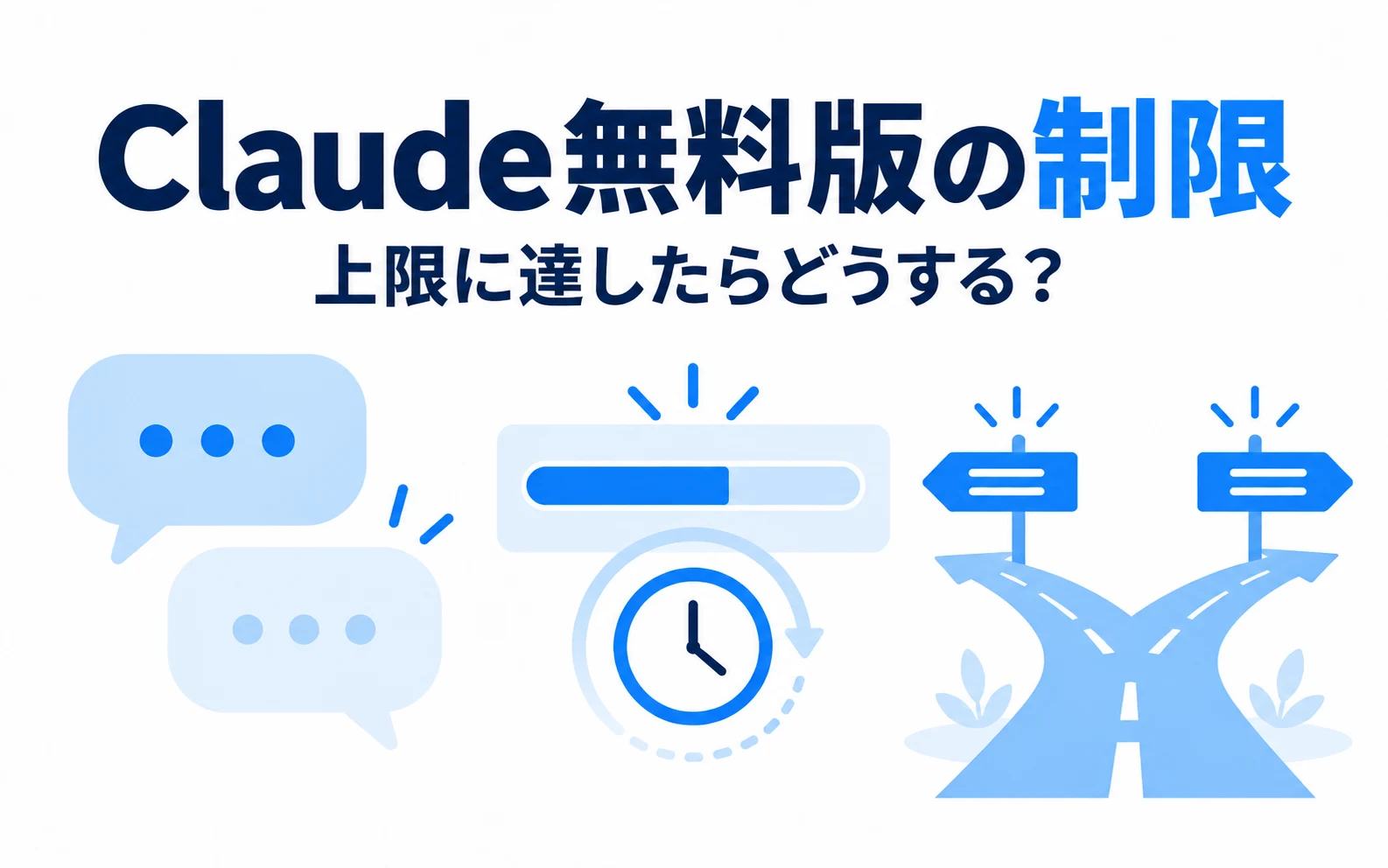 Claude無料版の制限は?回数・5時間リセット・上限時の対処