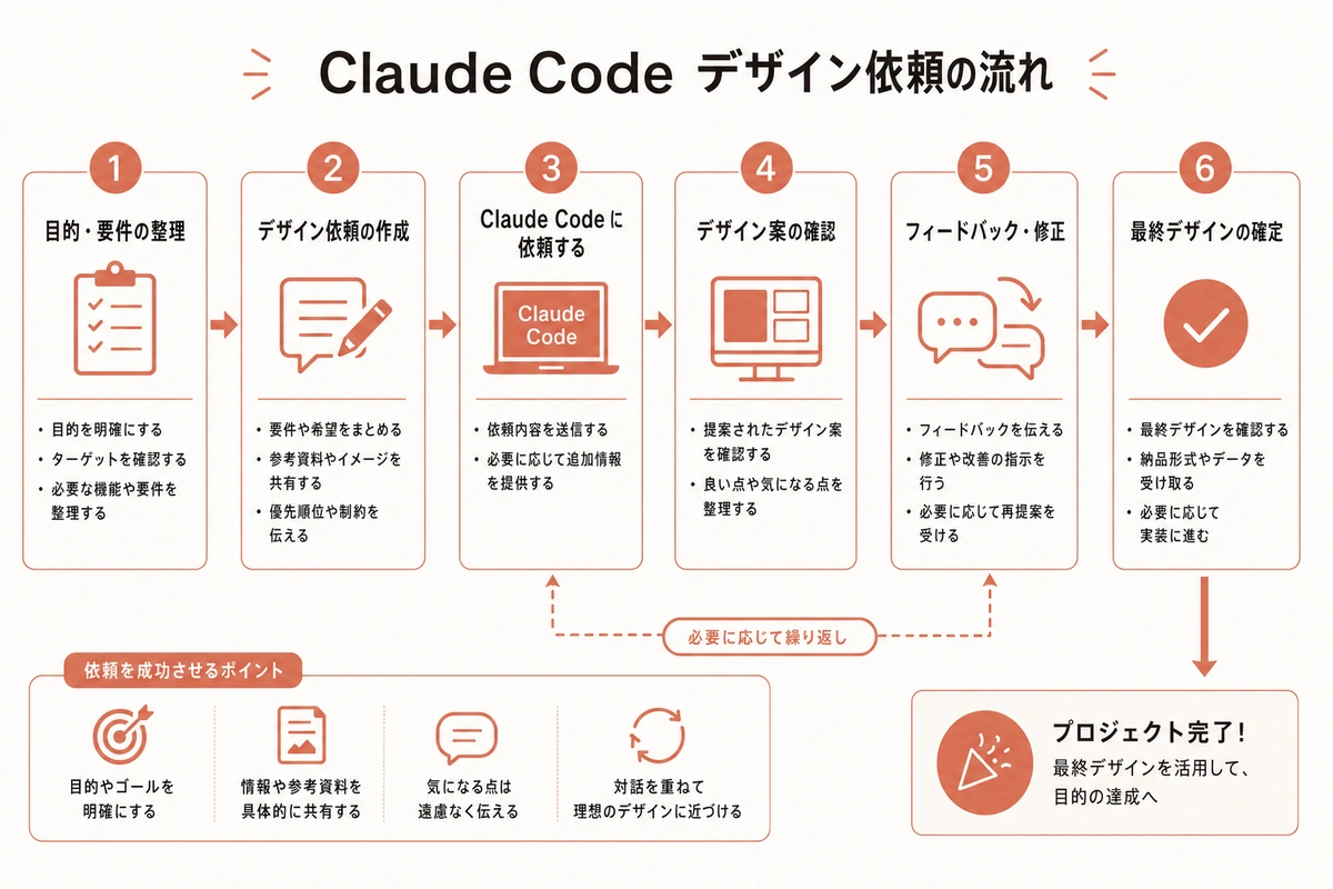 Claude Code デザイン依頼の流れ