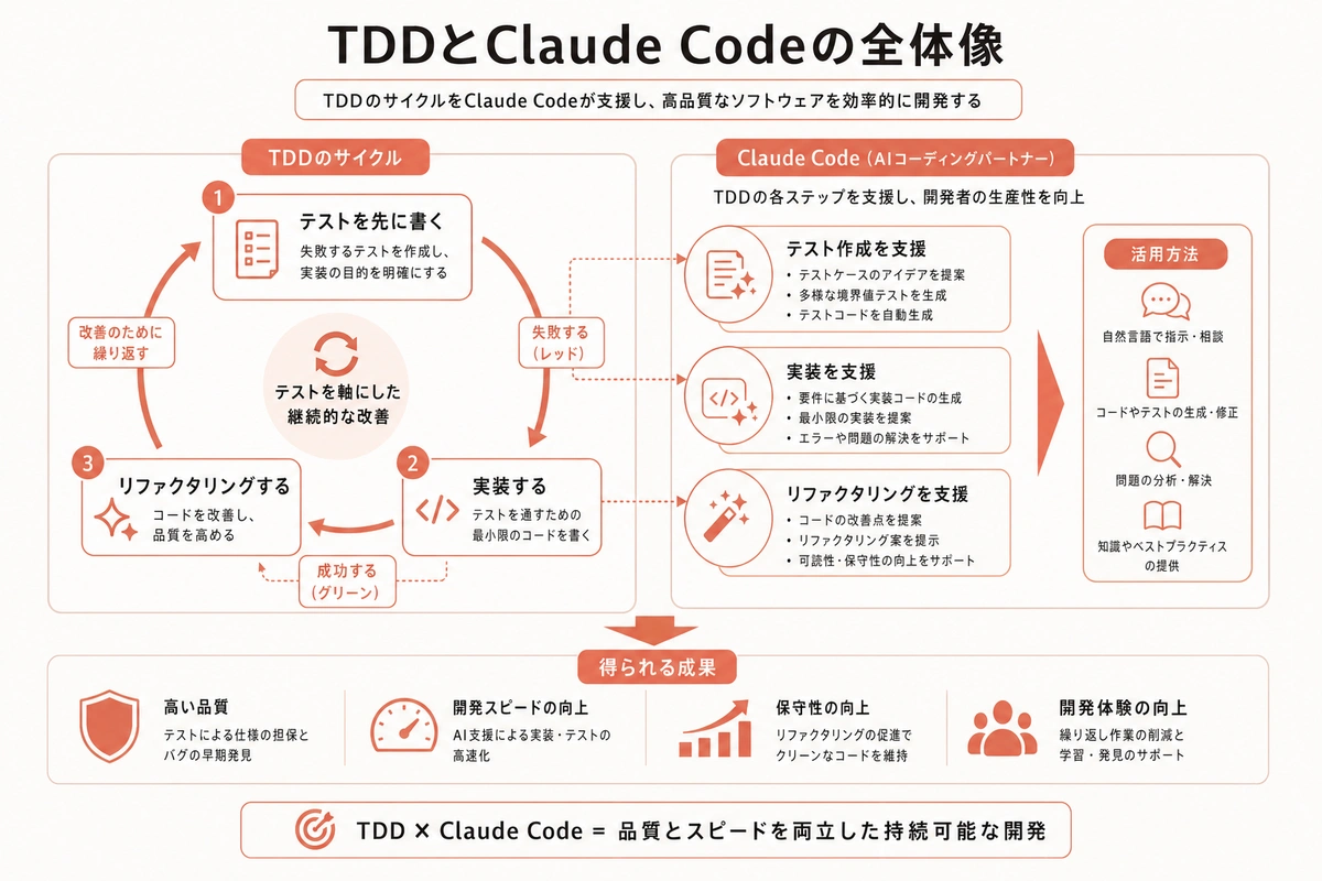 TDDとClaude Codeの全体像