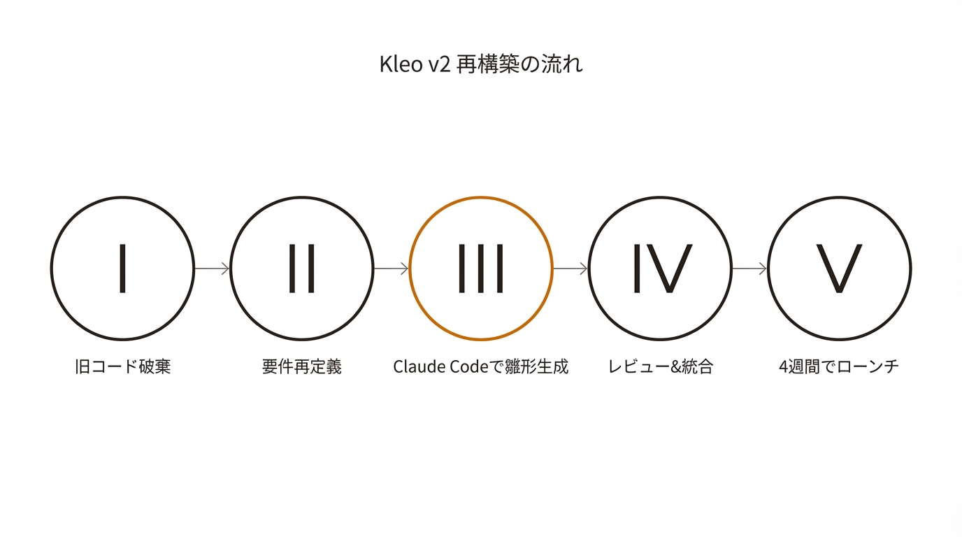 Kleo v2 再構築の流れ