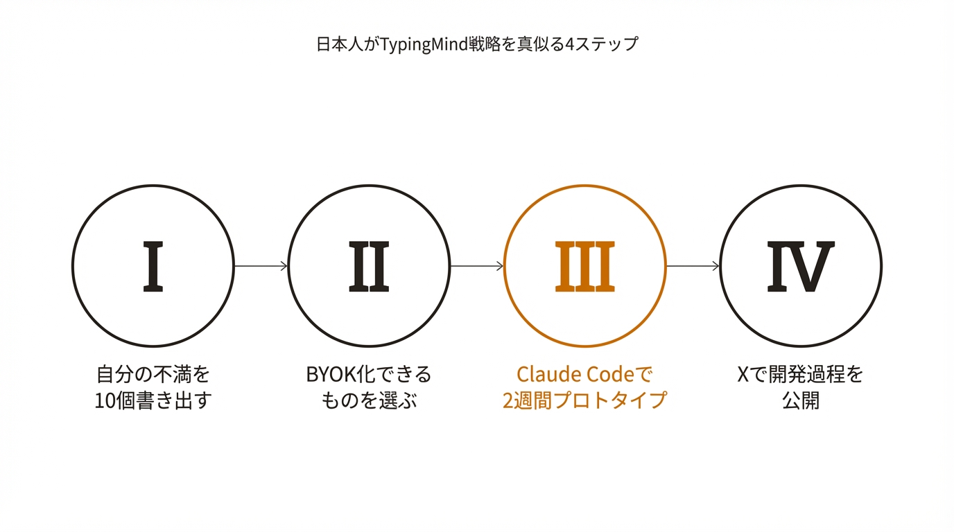 日本人がTypingMind戦略を真似る4ステップ