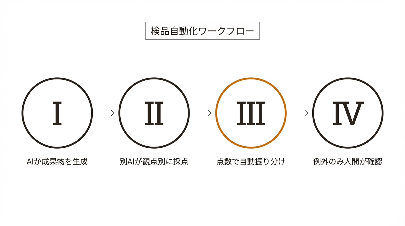 検品自動化ワークフロー