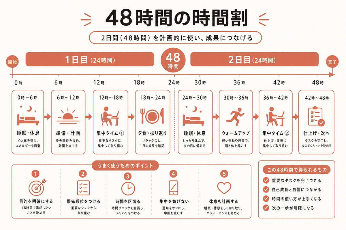 48時間の時間割