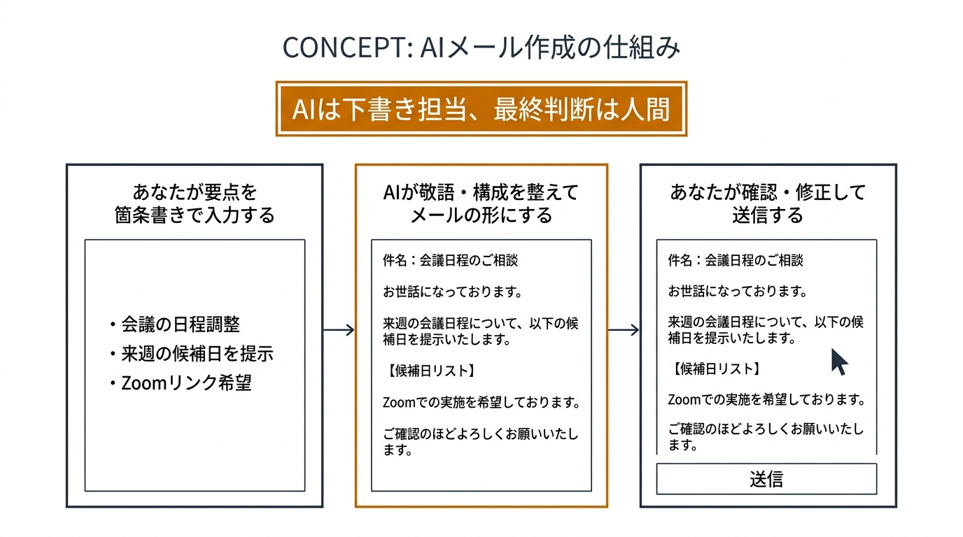AIメール作成の仕組み
